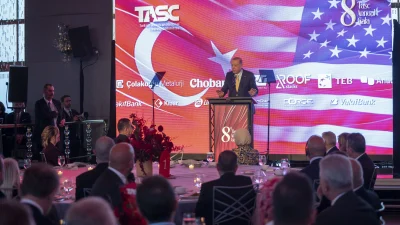 Cumhurbaşkanı Erdoğan, New York'ta düzenlenen yemekte hem Türk diasporasına seslendi