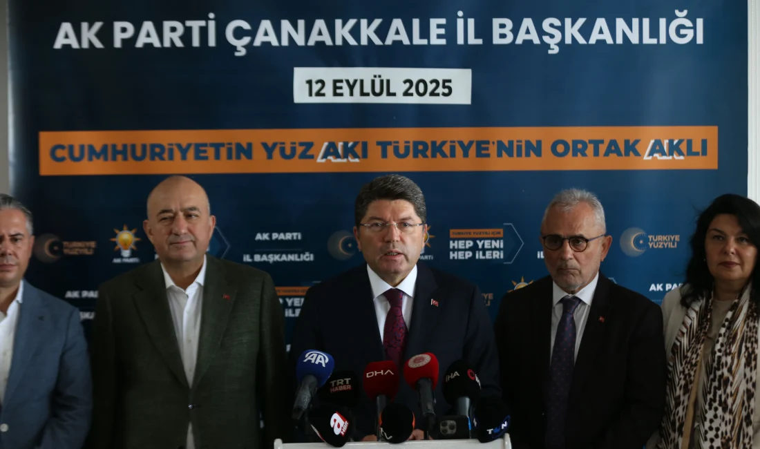 Adalet Bakanı Yılmaz Tunç, Çanakkale’de yaptığı konuşmada yeni anayasa çağrısı