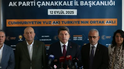 Adalet Bakanı Yılmaz Tunç, Çanakkale’de yaptığı konuşmada yeni anayasa çağrısı