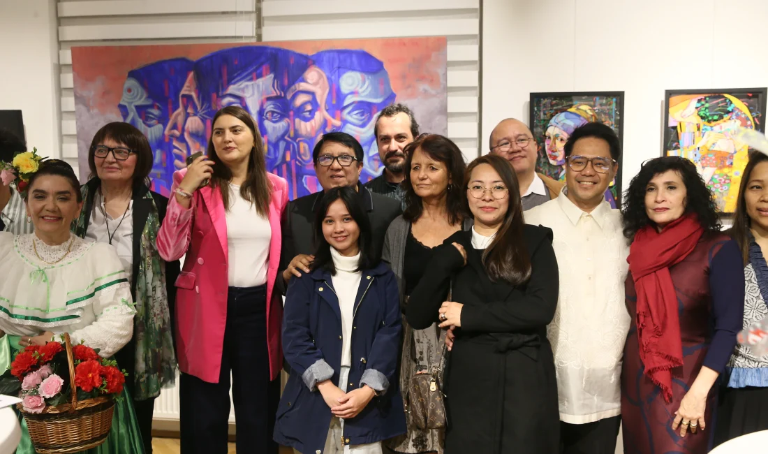 Viyana Yunus Emre Enstitüsü’nde düzenlenen uluslararası sergide 15 ülkeden 28