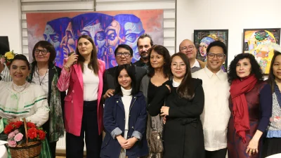 Viyana Yunus Emre Enstitüsü’nde düzenlenen uluslararası sergide 15 ülkeden 28