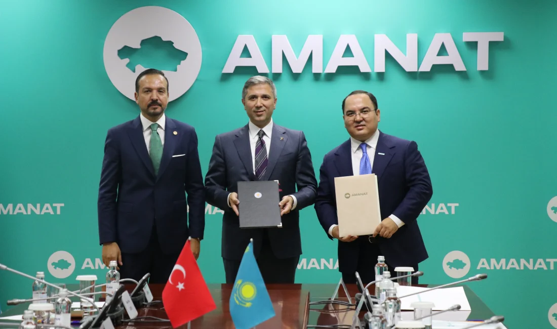 AK Parti heyeti, Kazakistan’ın başkenti Astana’da Amanat Partisi ile “İşbirliği