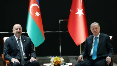 Cumhurbaşkanı Erdoğan, Çin’in Tiencin kentinde Azerbaycan Cumhurbaşkanı Aliyev ile önemli