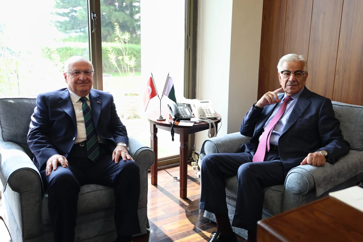 Milli Savunma Bakanı Güler, Pakistanlı mevkidaşı Asif ile gerçekleştirdiği görüşmede