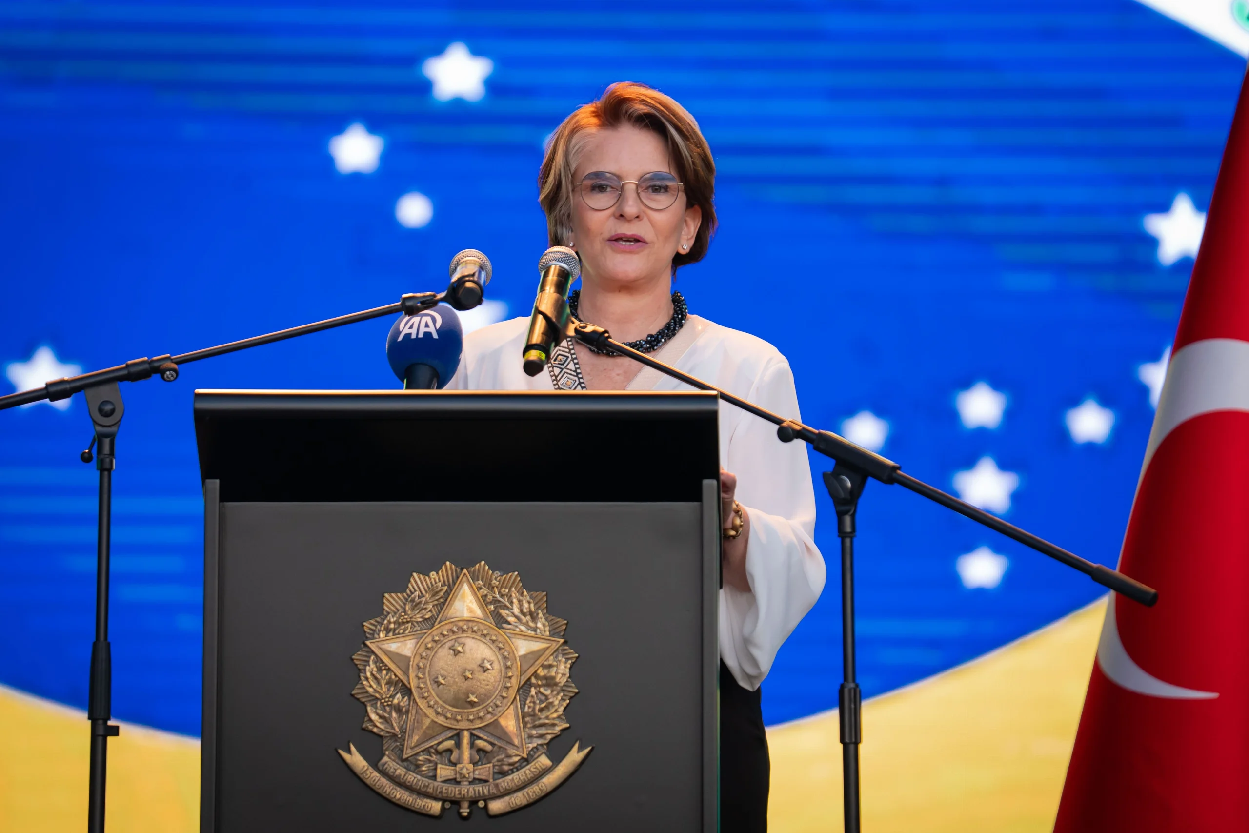 Ankara’da düzenlenen resepsiyonla Brezilya’nın Ulusal Günü kutlandı, iki ülke arasındaki