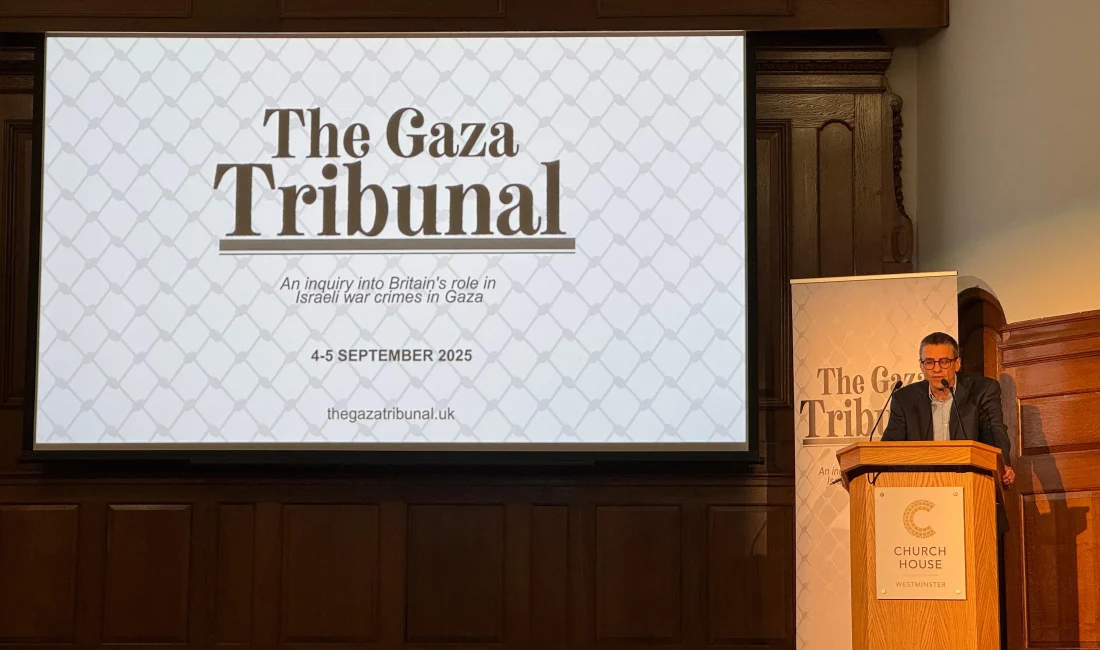 Jeremy Corbyn’in de yer aldığı “Gazze Mahkemesi”nin ilk oturumunda tanık