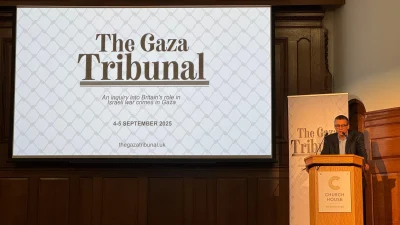 Jeremy Corbyn’in de yer aldığı “Gazze Mahkemesi”nin ilk oturumunda tanık