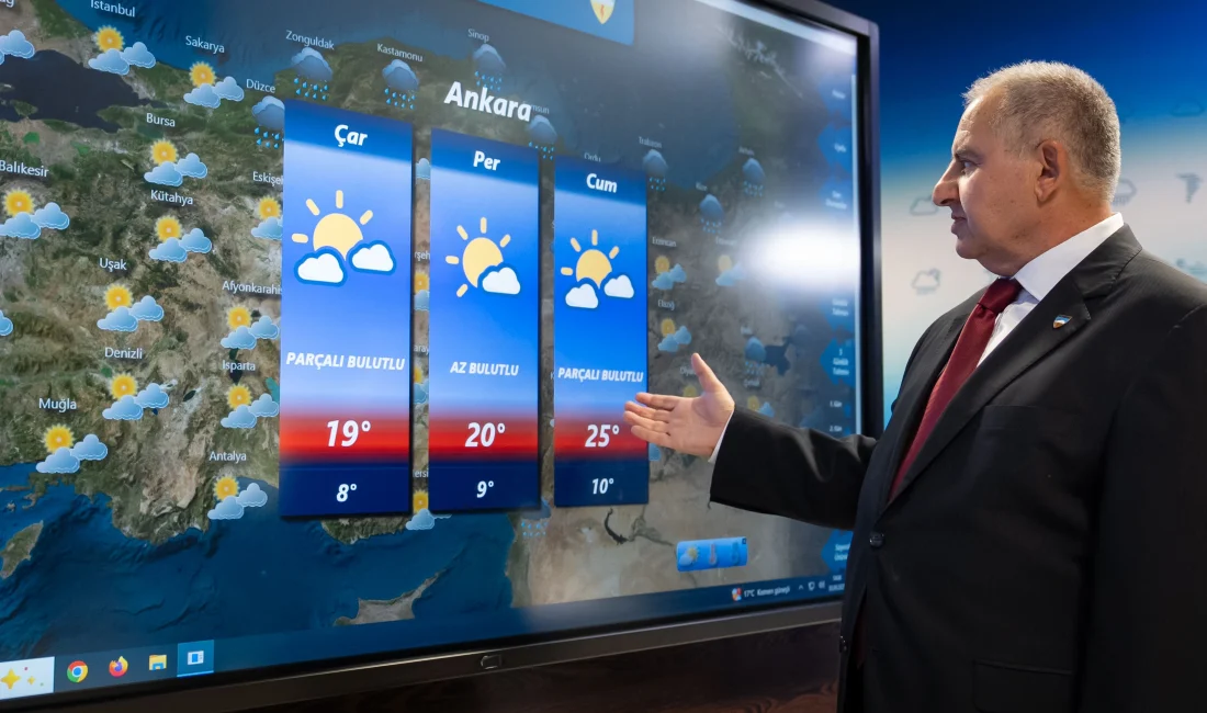 Meteoroloji, bu hafta Türkiye’nin batı bölgelerinde sağanak yağış ve kuvvetli