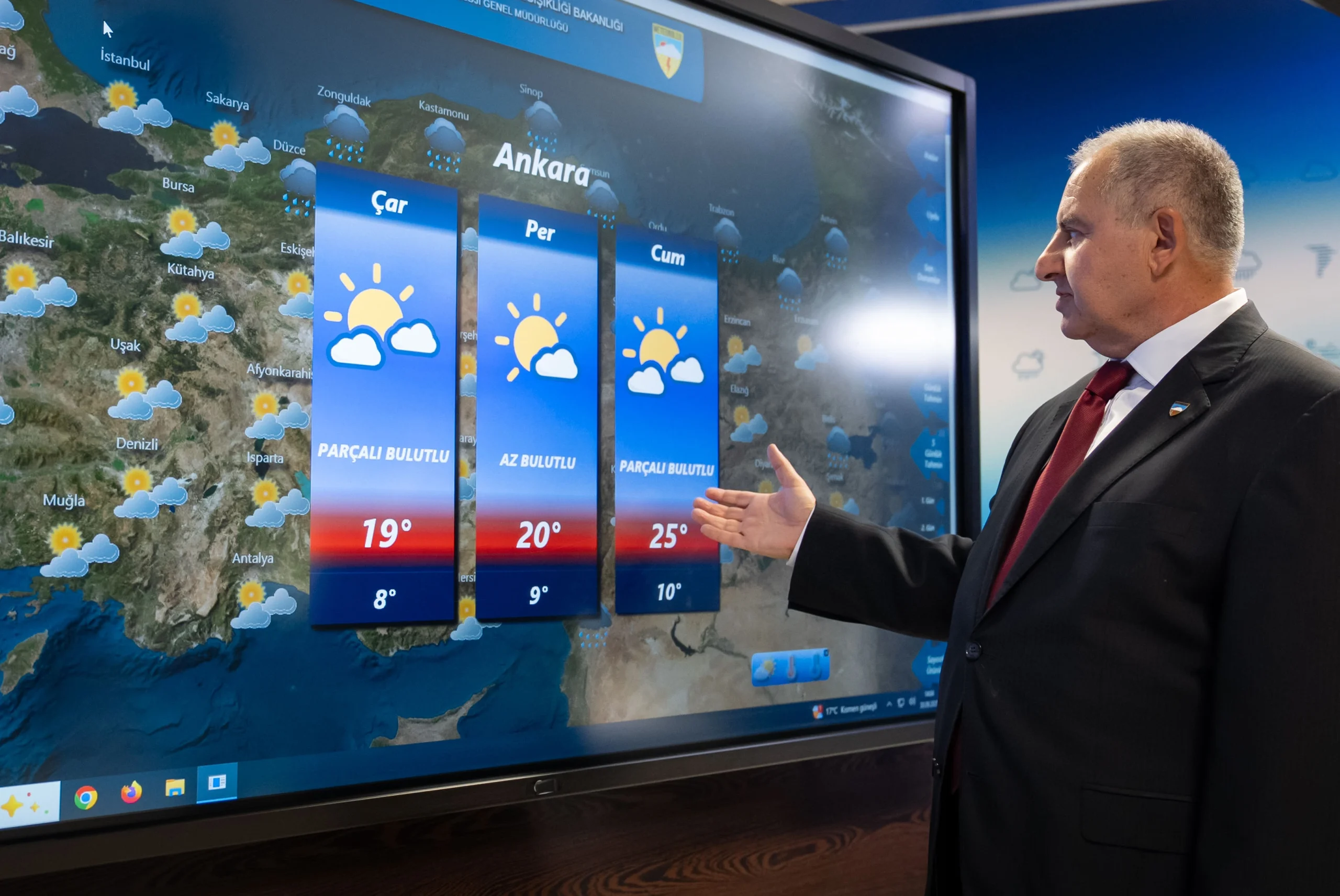 Meteoroloji, bu hafta Türkiye’nin batı bölgelerinde sağanak yağış ve kuvvetli