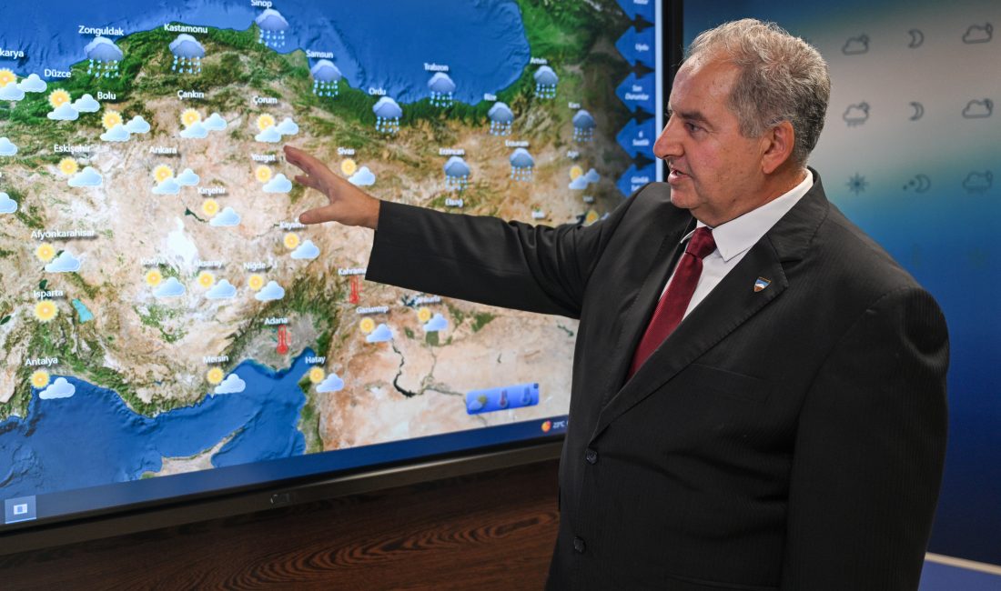 Meteoroloji, Türkiye genelinde hava sıcaklıklarının mevsim normalleri civarında, batıda ise