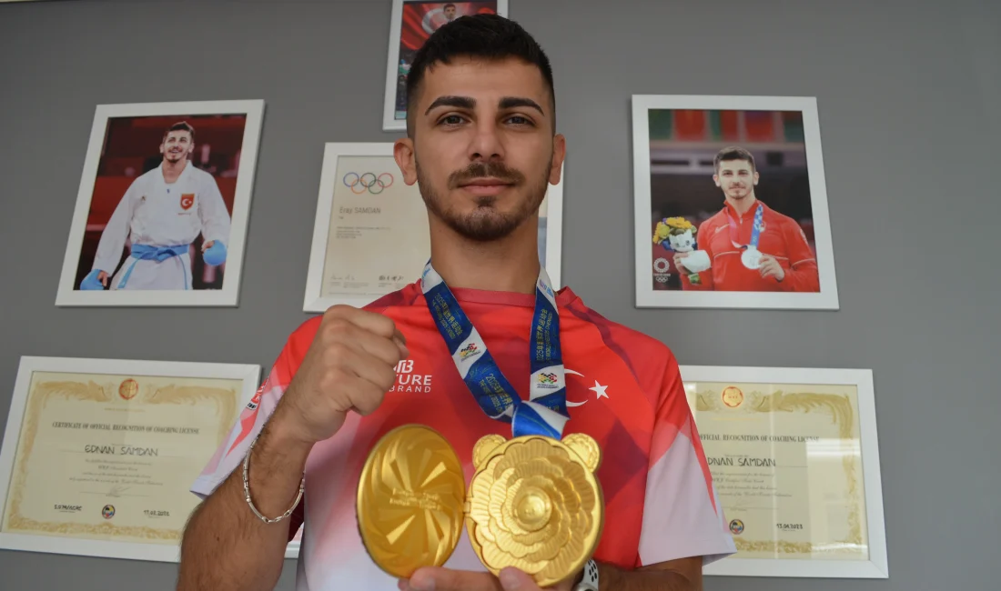 Eray Şamdan, 2025’te Üçte Üç Altın İçin Hazırlanıyor Dünya Oyunları şampiyonu milli karateci Eray Şamdan, yıl sonuna kadar