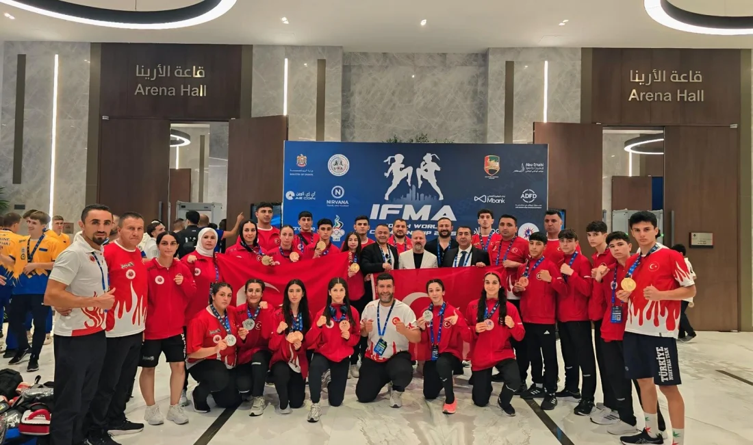 Genç milli muaythai sporcularından Dünya Şampiyonası’nda 15 madalya Genç milli muaythai sporcuları, Abu Dabi’deki Dünya Şampiyonası’nda 15 madalya