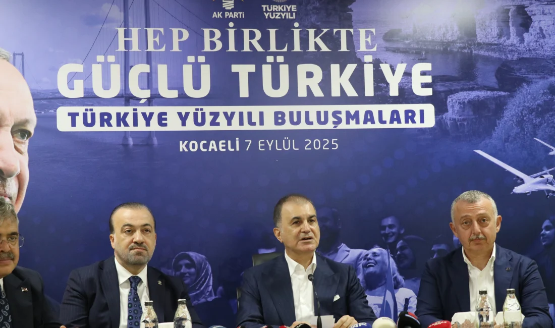 Ömer Çelik, Kocaeli’nde yaptığı açıklamada “Terörsüz Türkiye” hedefini yineledi, CHP