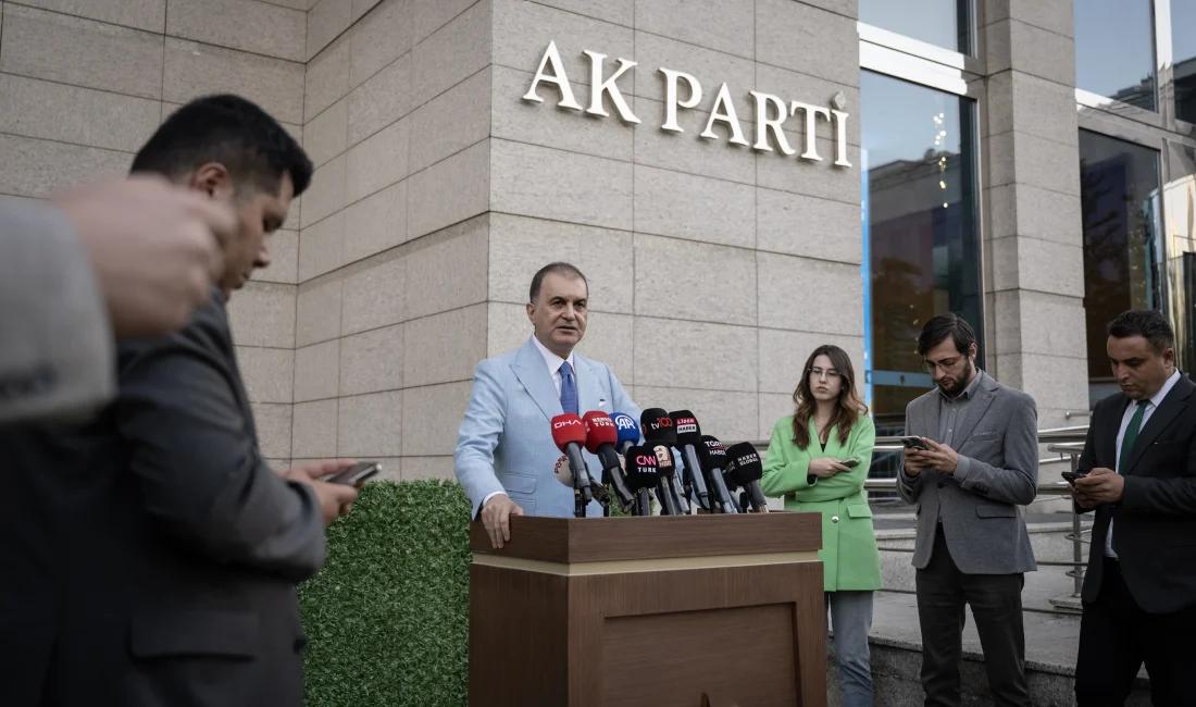 AK Parti Sözcüsü Ömer Çelik, MYK toplantısının ardından yaptığı açıklamada
