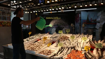 Trabzon’da balık sezonu hareketli başladı. Tezgahlarda en çok mezgit ve