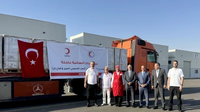 Türk Kızılay, Amman’da Gazzeli ailelere gıda desteği sağladı, Ürdün işbirliğiyle