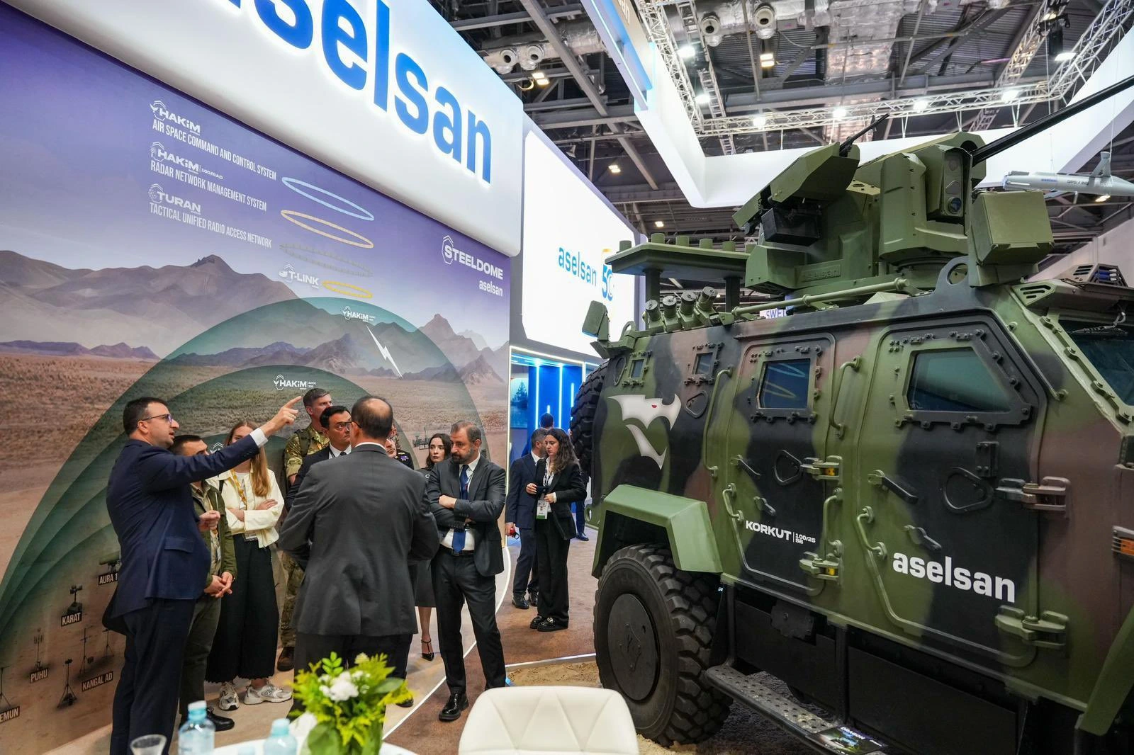 ASELSAN, KORKUT 100/25 Yakın Hava Savunma Sistemi’ni uluslararası sahnede ilk