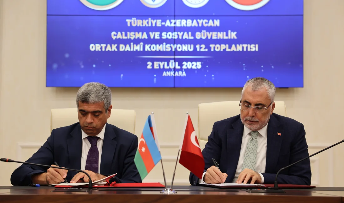 Türkiye ve Azerbaycan Ortak Daimi Komisyon 12. Toplantısında Eylem Planı İmzalandı Türkiye ve Azerbaycan, çalışma hayatı ve sosyal güvenlik başta olmak