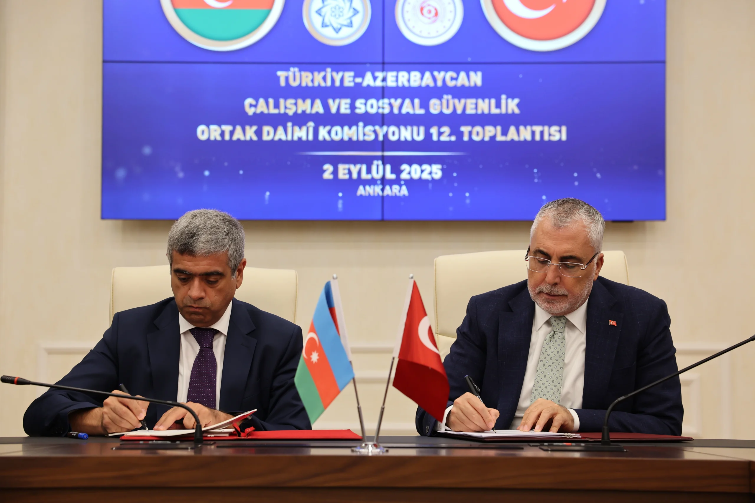 Türkiye ve Azerbaycan, çalışma hayatı ve sosyal güvenlik başta olmak