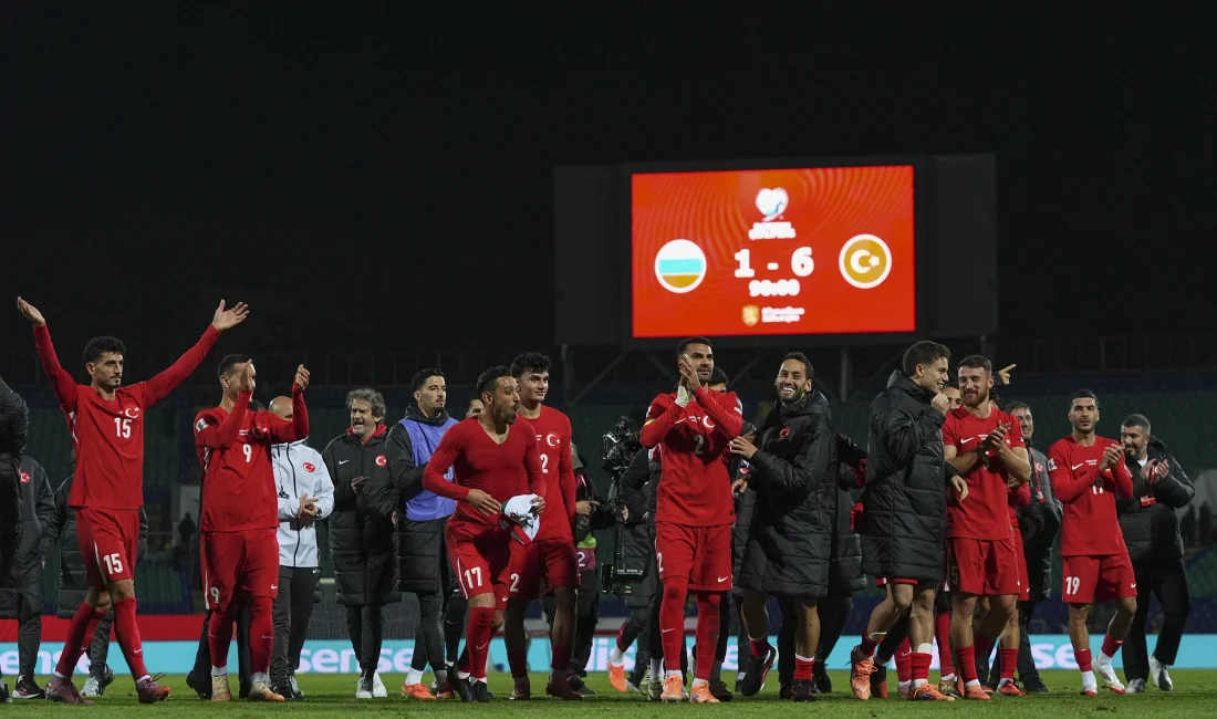 2026 Dünya Kupası Avrupa Elemeleri'nde Türkiye, deplasmanda Bulgaristan'a gol yağdırdı.