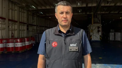AFAD yetkilisi Karabulut, 17. İyilik Gemisi ile Gazze’ye ulaşan yardımların