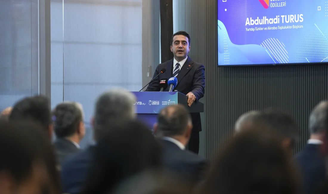 Yurtdışı Türkler ve Akraba Topluluklar Başkanlığı’nın ev sahipliğinde düzenlenen ödül