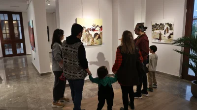 Cumhuriyet'in 102. yılı kutlamaları kapsamında düzenlenen “100+2 Şehirlerarası Karma Sergi”