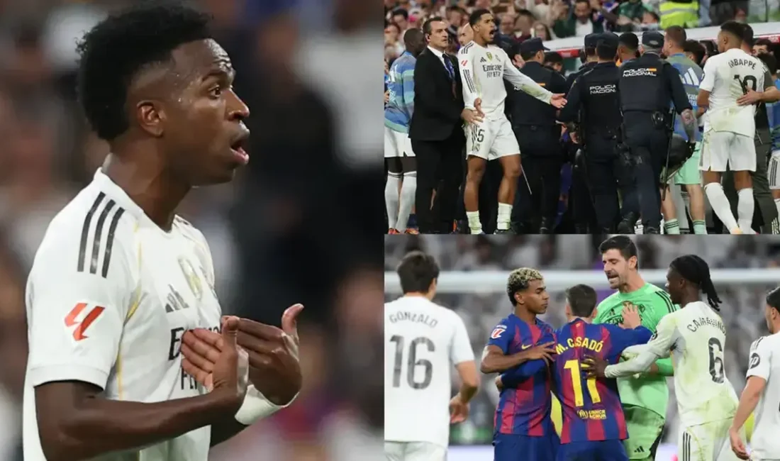 Real Madrid’in Santiago Bernabeu’daki 2-1’lik El Clasico galibiyeti, maç sonunda