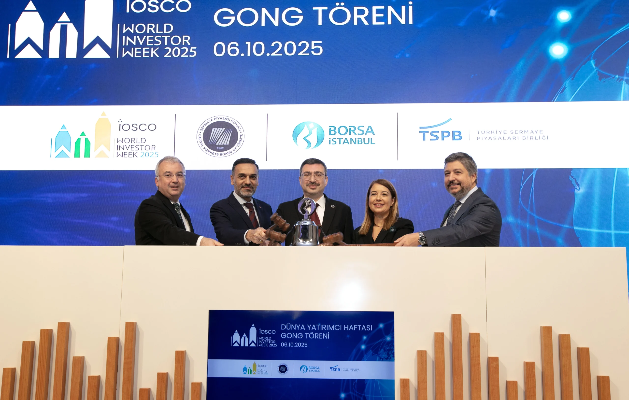 Dünya Yatırımcı Haftası gong töreniyle başladı. SPK Başkanı Gönül, sermaye