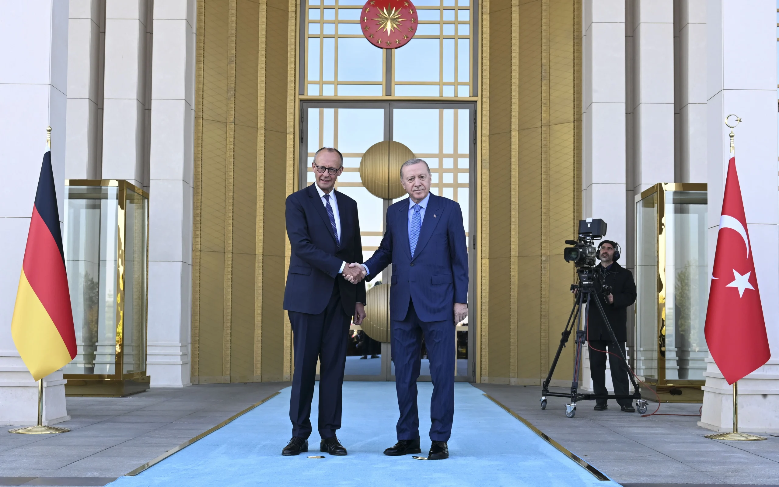 Cumhurbaşkanı Recep Tayyip Erdoğan, Türkiye’ye ilk resmi ziyaretini gerçekleştiren Almanya