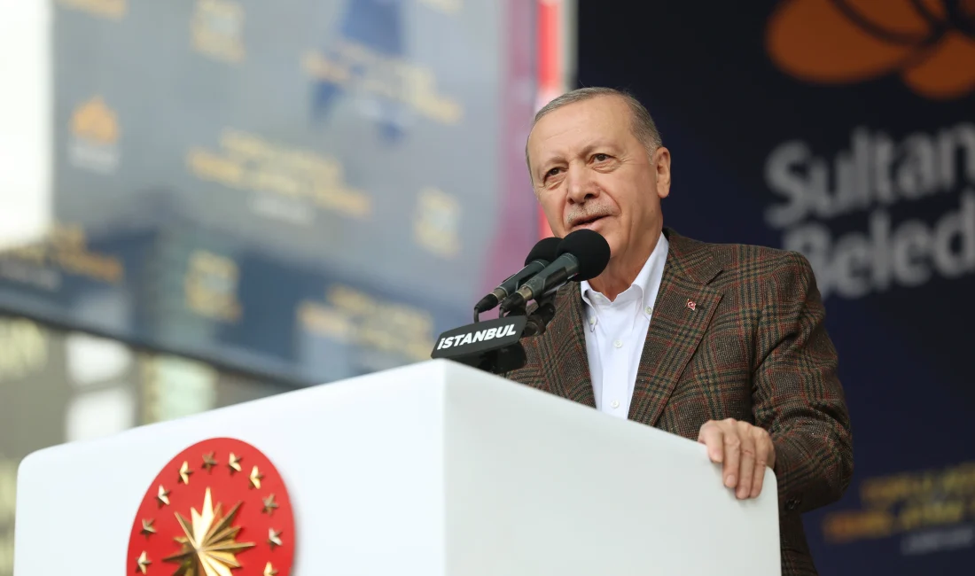 Cumhurbaşkanı Erdoğan, Sultanbeyli’deki toplu açılış töreninde hem Gazze için yürütülen