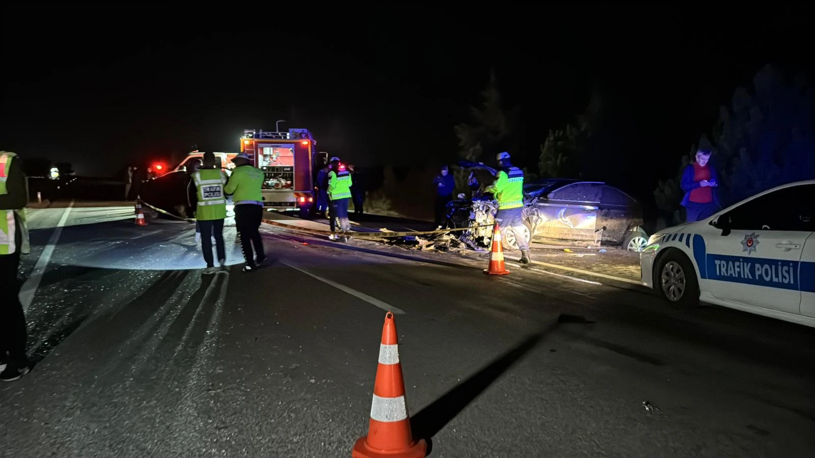 Eskişehir’de meydana gelen trafik kazasında AK Parti Eskişehir Milletvekili Ayşen