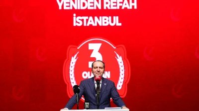 Fatih Erbakan, partisinin İstanbul kongresinde yaptığı konuşmada, hedeflerinin iktidar olduğunu