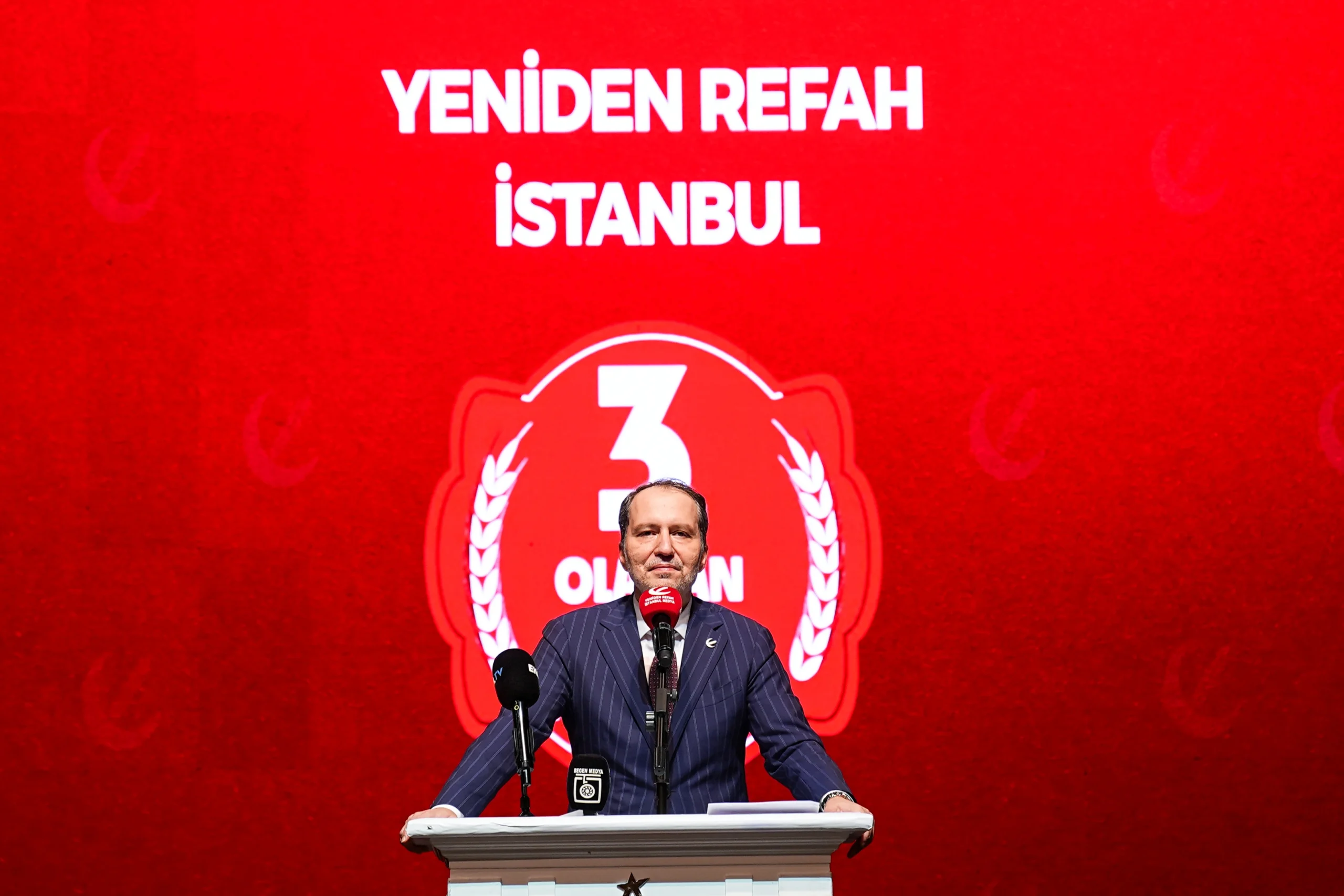 Fatih Erbakan, partisinin İstanbul kongresinde yaptığı konuşmada, hedeflerinin iktidar olduğunu