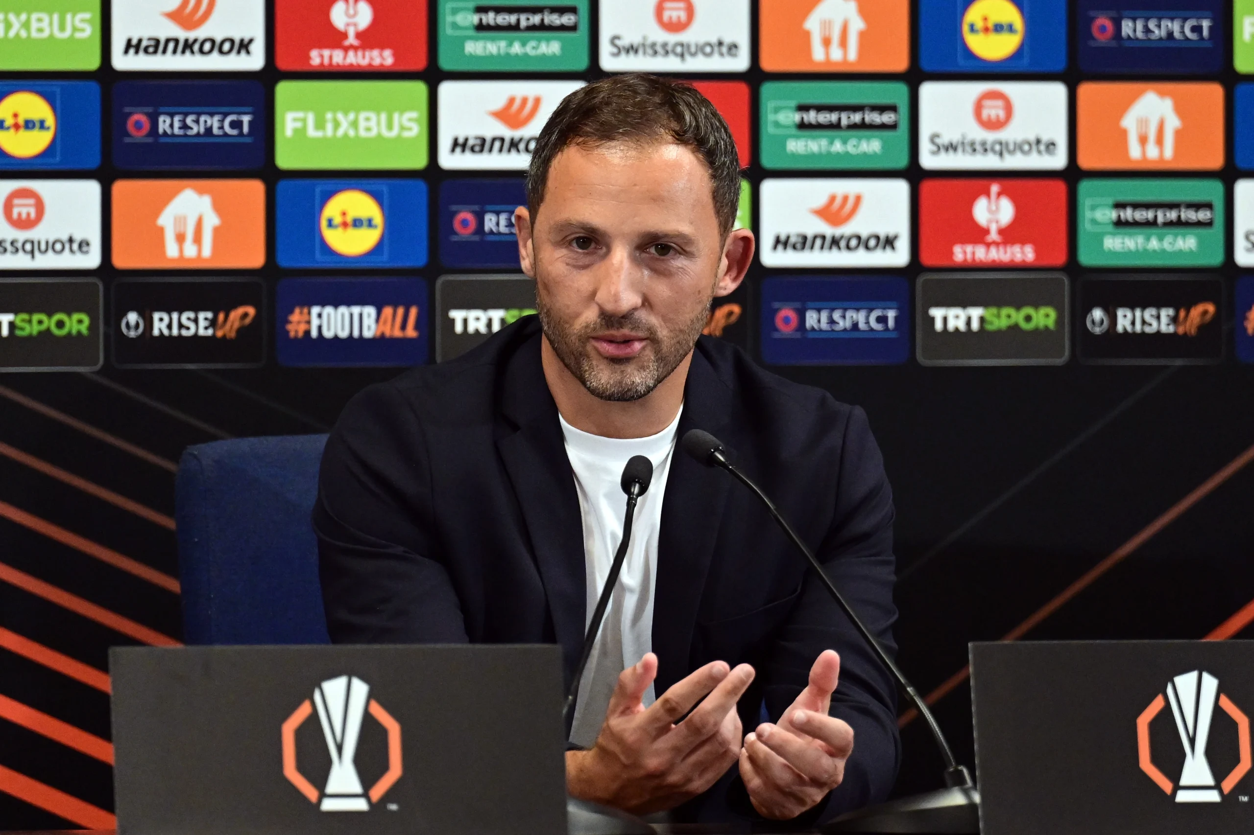 Fenerbahçe Teknik Direktörü Domenico Tedesco, UEFA Avrupa Ligi’nde Nice’i 2-1