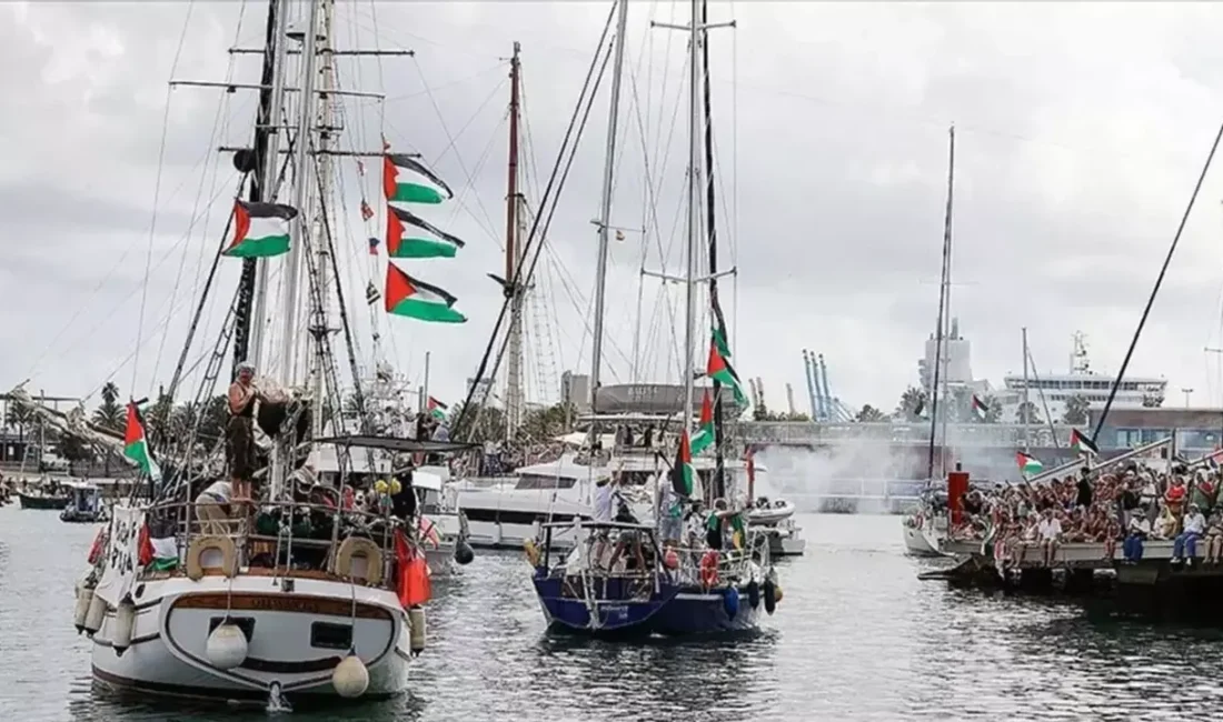 Gazze’ye yardım için yola çıkan Küresel Sumud Filosu’na İsrail saldırıları