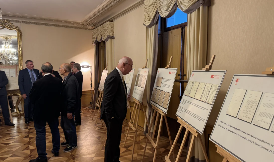 İsviçre’de Türkiye-İsviçre Dostluğunun 100. Yılına Özel Arşiv Sergisi Türkiye ile İsviçre arasındaki diplomatik ilişkilerin 100. yılı, Bern’de açılan