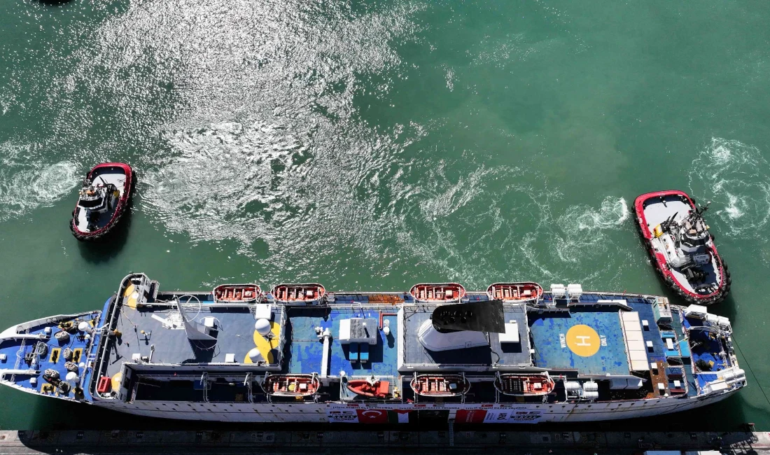 Gazze halkı için hazırlanan yaklaşık 900 ton insani yardım malzemesi,