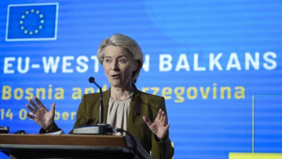 AB Komisyonu Başkanı Ursula von der Leyen, Saraybosna ziyaretinde Bosna