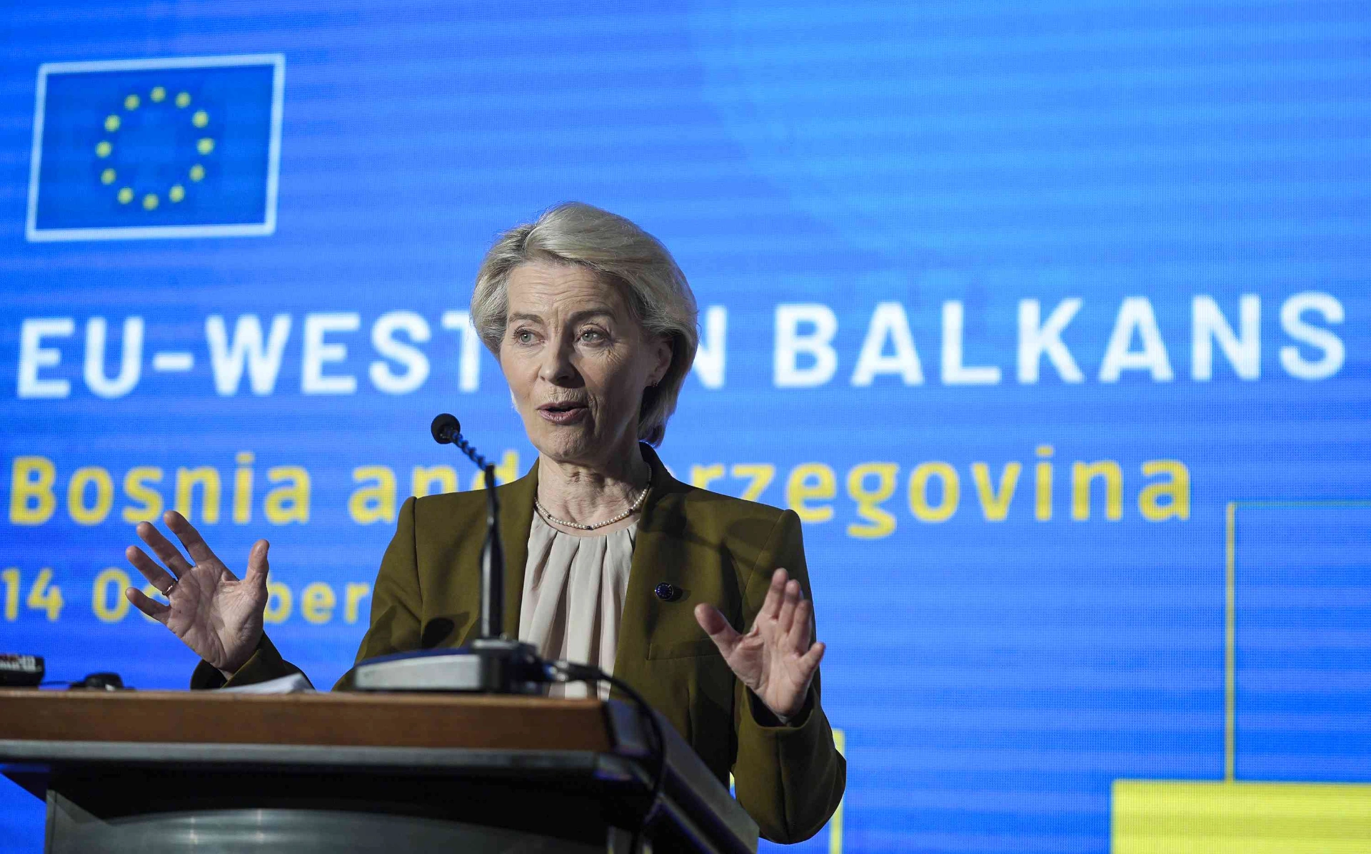 AB Komisyonu Başkanı Ursula von der Leyen, Saraybosna ziyaretinde Bosna