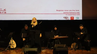 Katar'ın başkenti Doha’da, 29 Ekim Cumhuriyet Bayramı dolayısıyla Türk halk