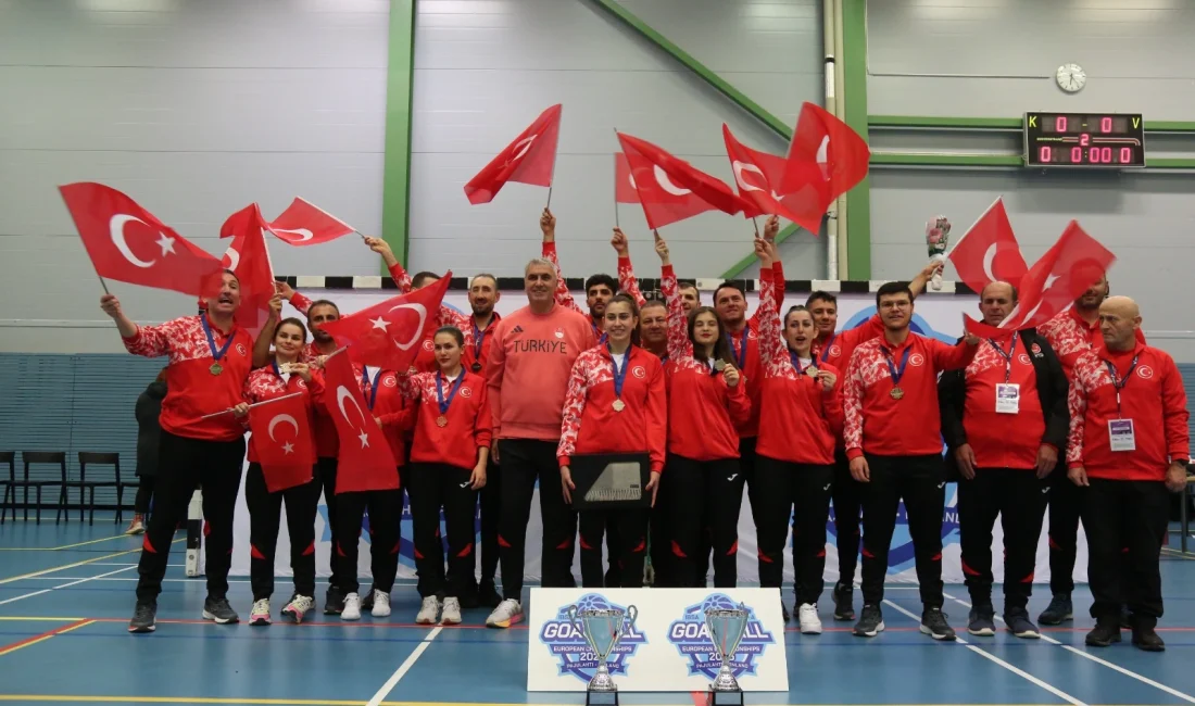 Kadın Golbol Milli Takımı Avrupa Şampiyonu! Kadın Golbol Milli Takımı, Finlandiya’da düzenlenen 2025 Avrupa Şampiyonası’nda İsrail’i