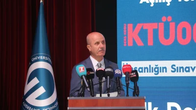 YÖK Başkanı Prof. Dr. Erol Özvar, KTÜ’nün akademik yıl açılışında