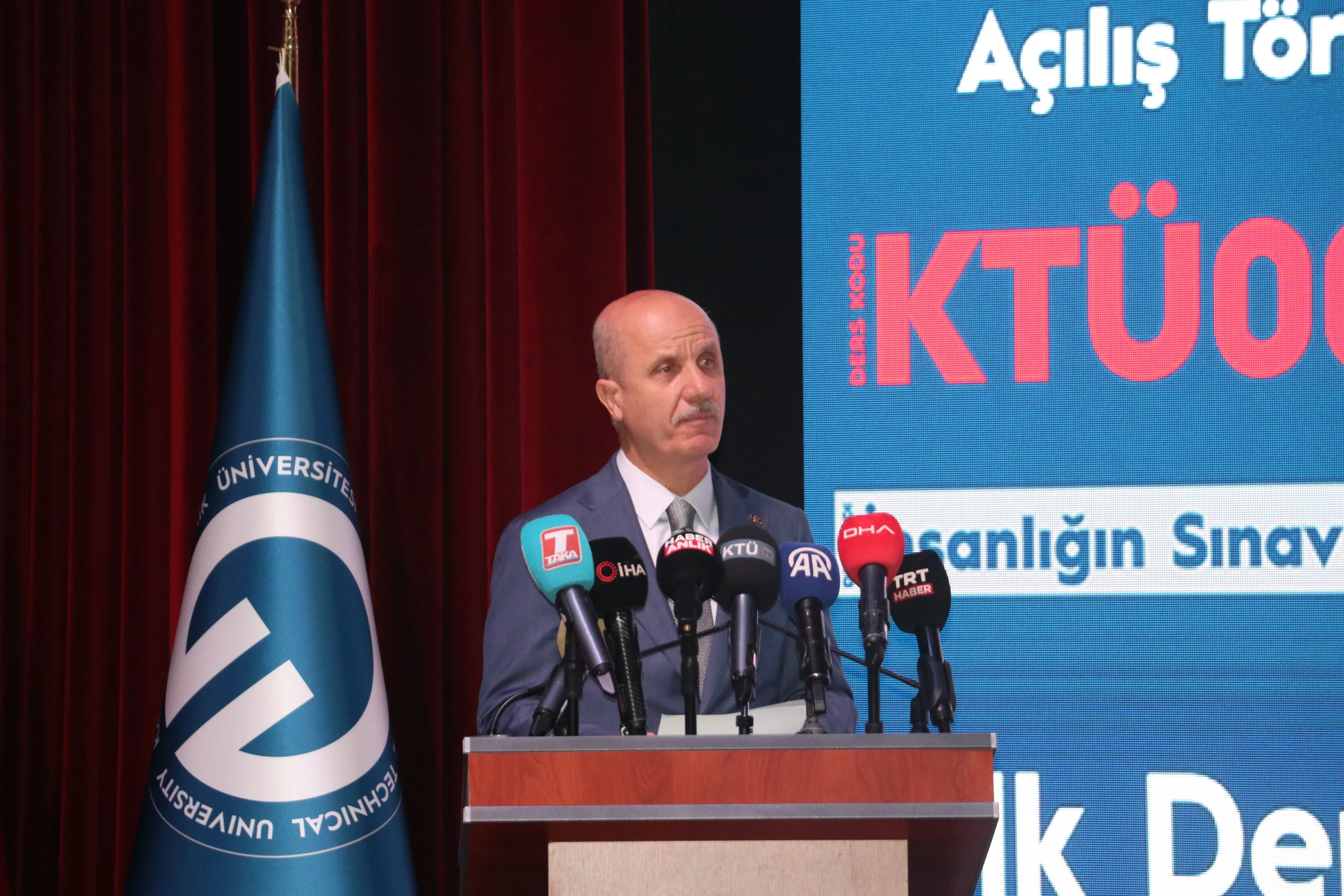 YÖK Başkanı Prof. Dr. Erol Özvar, KTÜ’nün akademik yıl açılışında