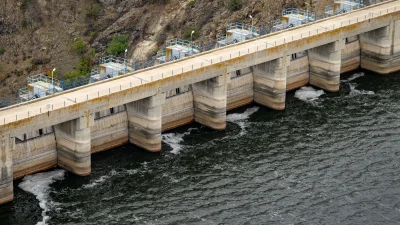 TESAB heyeti, Türkiye’nin ilk büyük hidroelektrik santrali Sarıyar HES’te yürütülen