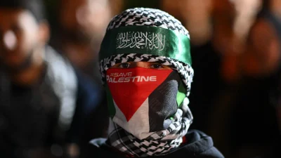 Başkent Ankara’da düzenlenen eylemde, Gazze’ye insani yardım taşıyan Küresel Sumud