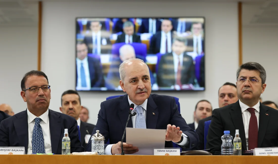 TBMM Başkanı Numan Kurtulmuş, Plan ve Bütçe Komisyonu'nda yaptığı sunumda,