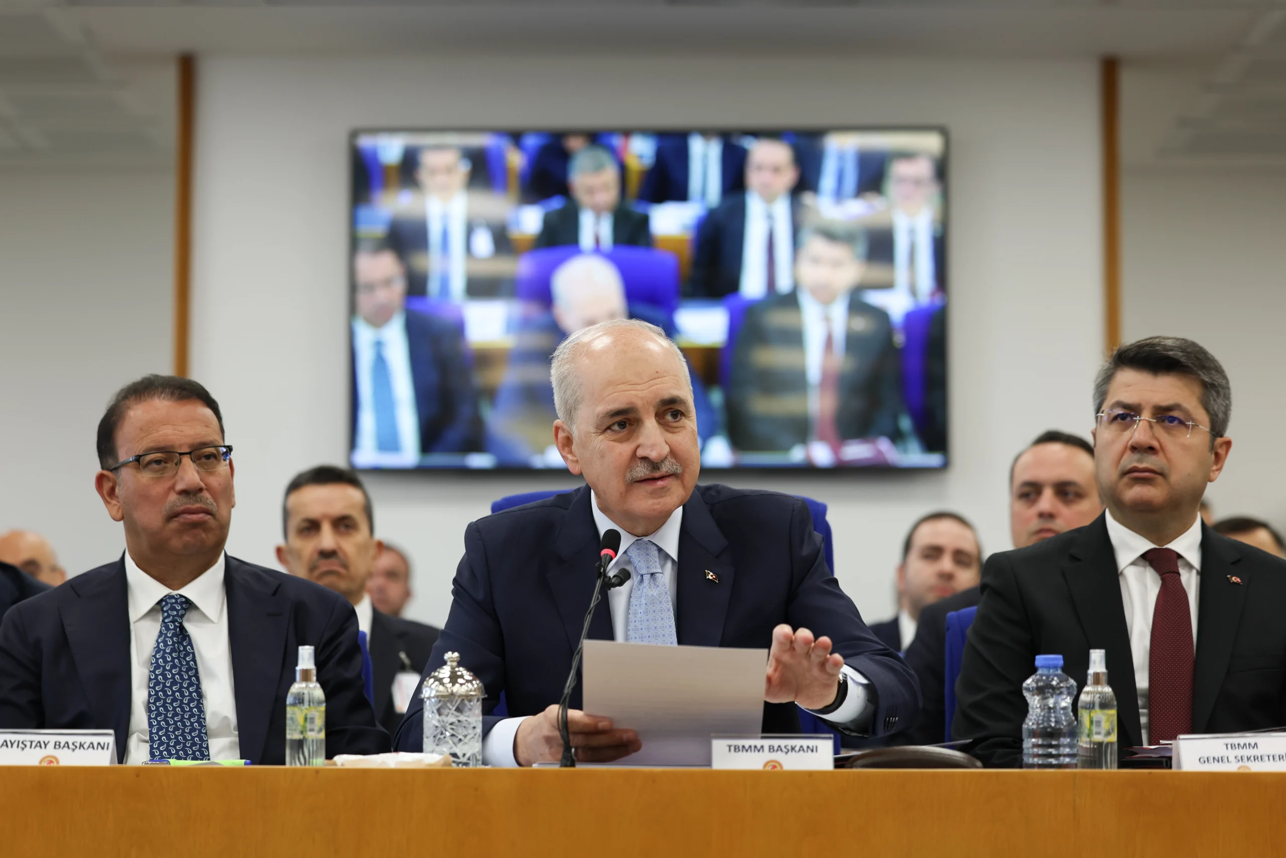 TBMM Başkanı Numan Kurtulmuş, Plan ve Bütçe Komisyonu'nda yaptığı sunumda,