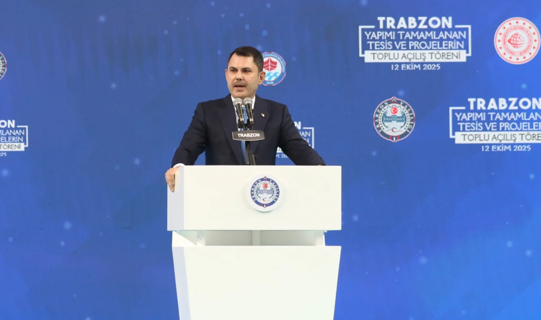 İçişleri ve Çevre Bakanları, Trabzon'da 12,5 milyar liralık yatırımın açılışında