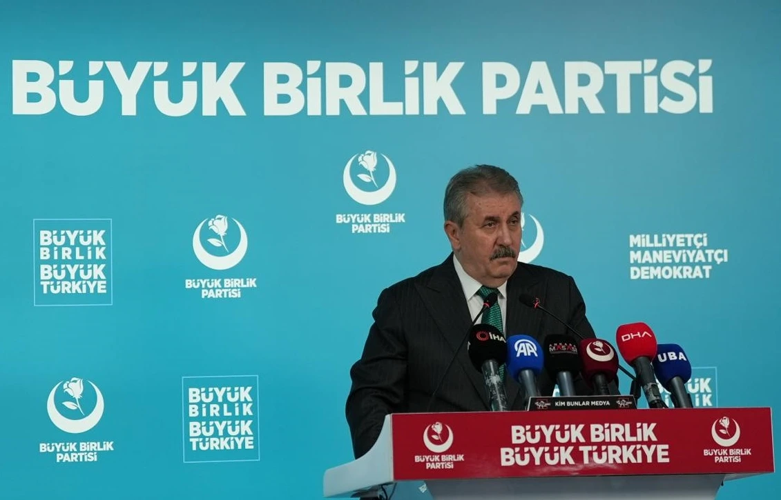 BBP Lideri Mustafa Destici, Gazze’de yaşanan sivil katliamların sorumlularının yargılanması
